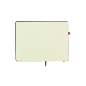 Alternative view of Notes A5 z recyklingowanego PU Pomaranczowy - MO6835-10