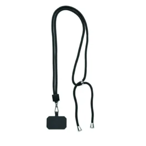 Smycz do telefonu z RPET Czarny - MO6925-03
