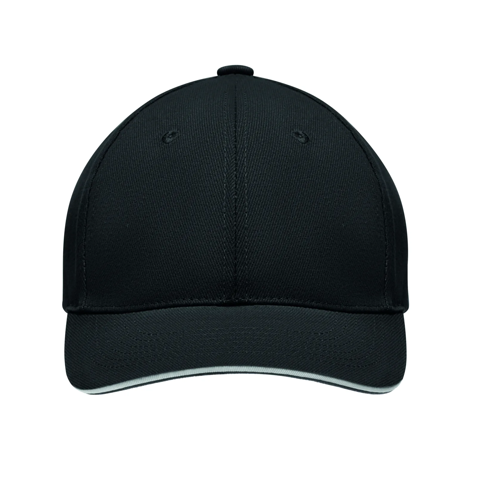 6-panel czapka z daszkiem 270 Bialy/Czarny - MO9643-33 - obrazek 3