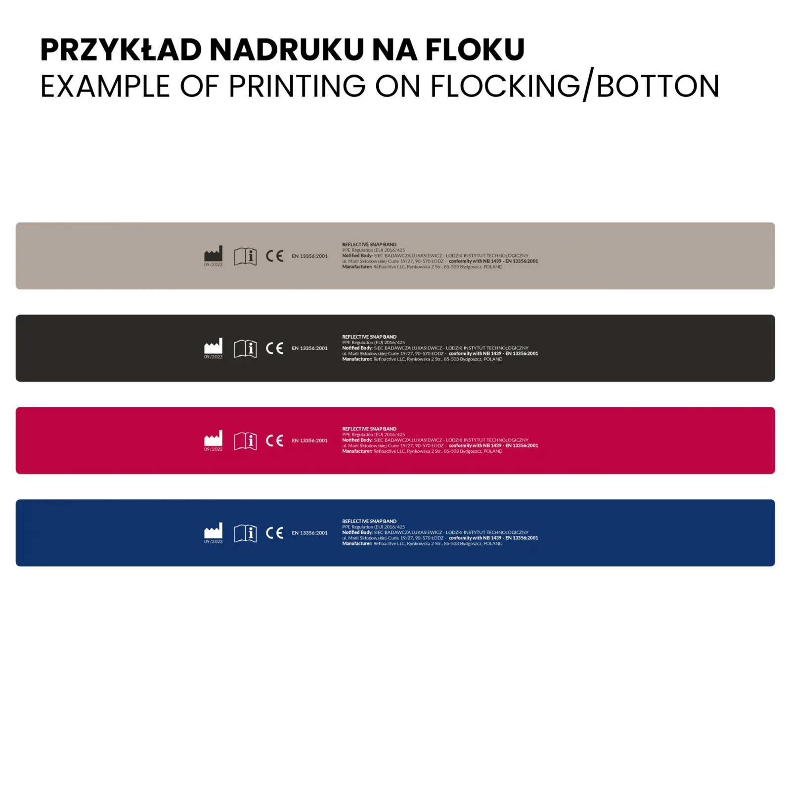 Opaska odblaskowa Pomarańczowa - obrazek 6