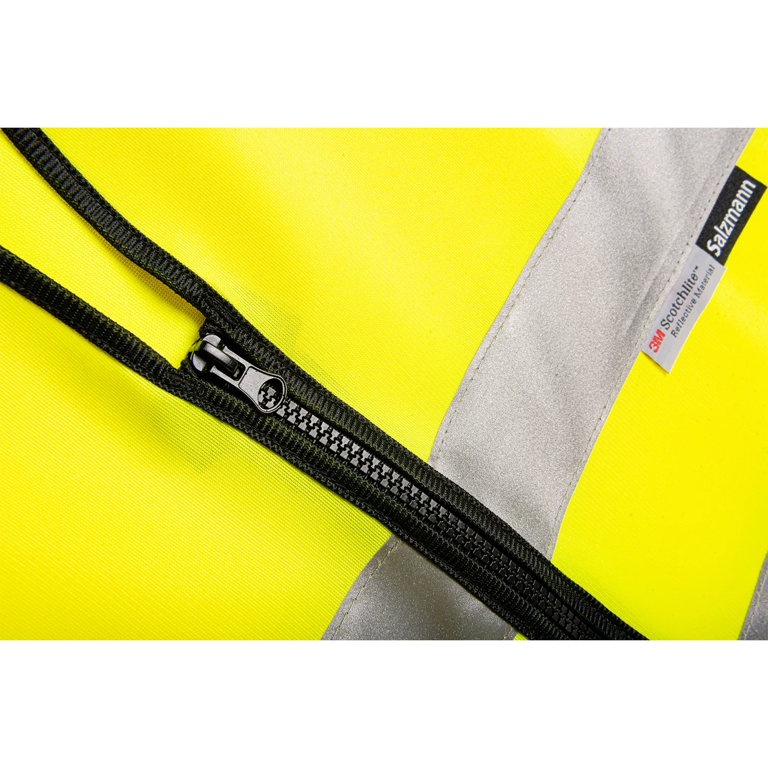 Kamizelka odblaskowa HI-VIS 3M na zamek - Żółta - obrazek 2