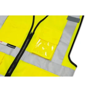 Kamizelka odblaskowa HI-VIS Plus - Żółta - obrazek 4
