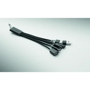 Brelok 5w1 kabel ładujący Czarny - MO3150-03 - obrazek 4
