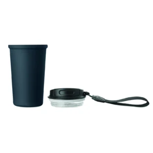 Kubek 400 ml stal recykling Francuski Granat - MO3156-85 - obrazek 4