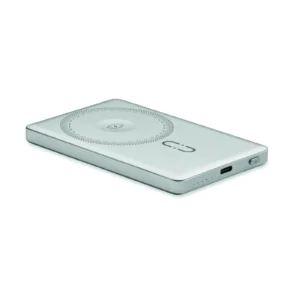 Magnetyczny powerbank 5000mAh Srebrny Mat - MO3179-16