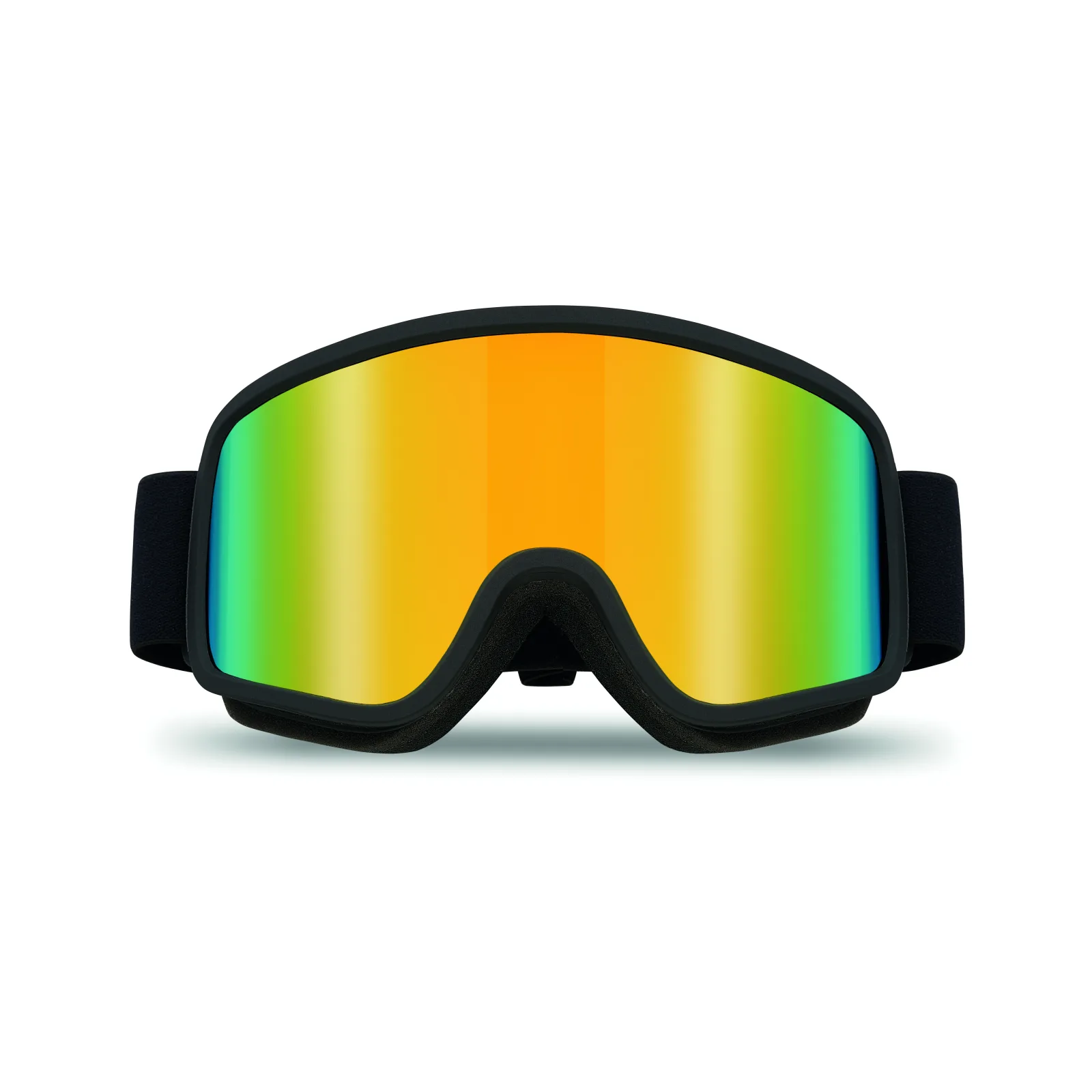 Gogle narciarskie UV400 Pomaranczowy - MO3194-10 - obrazek 2