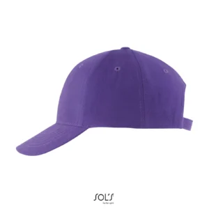 BUFFALO SIX PANEL CAP Dark Purple - MO1464-21 - obrazek 2