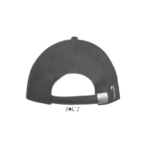 Alternative view of BUFFALO SIX PANEL CAP Dark Grey / Orange - MO1464-93