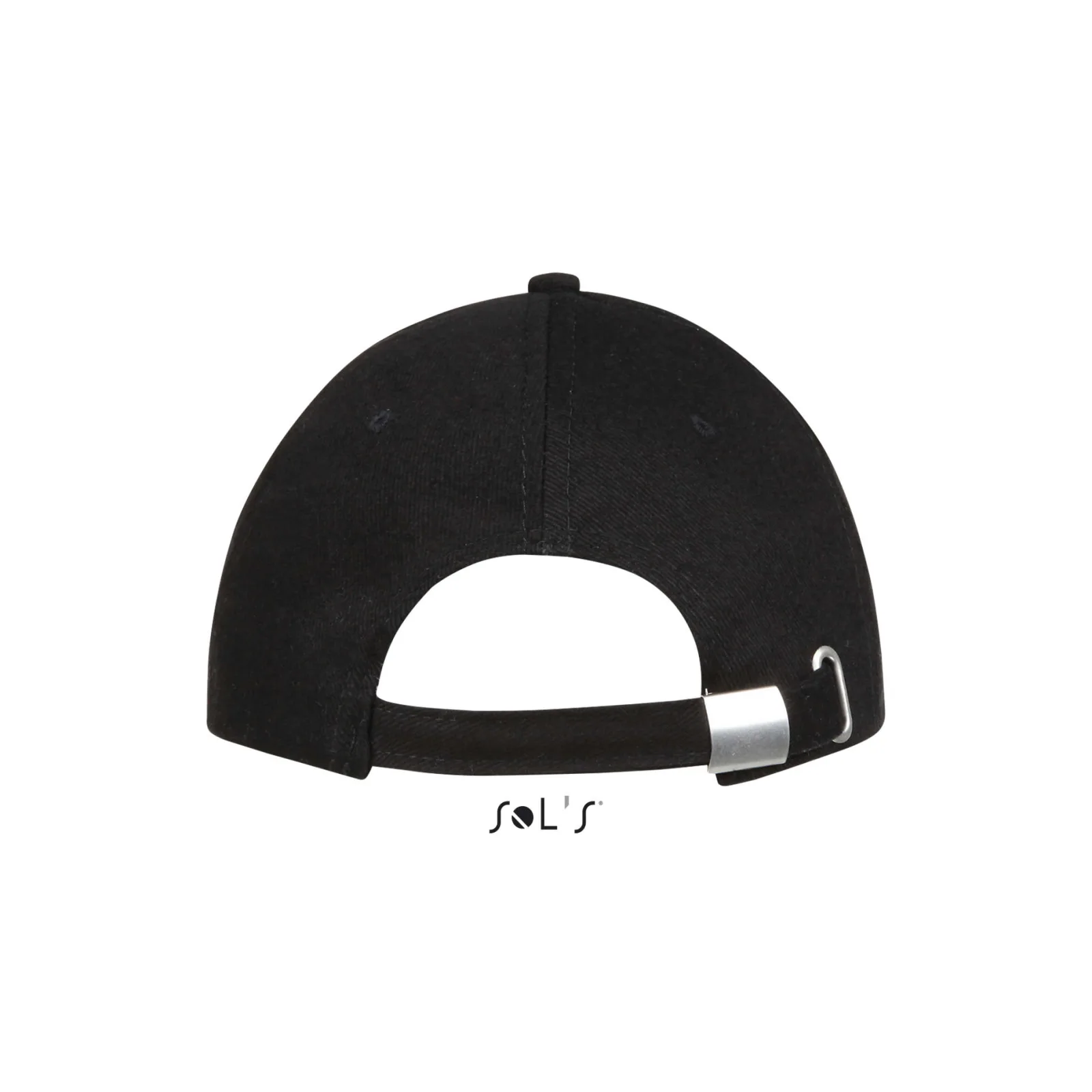 BUFFALO SIX PANEL CAP Black/Gold - MO1464-82 - obrazek 2